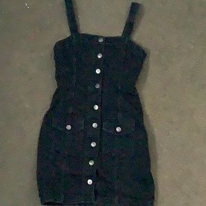 BLACK DEMIN DRESS